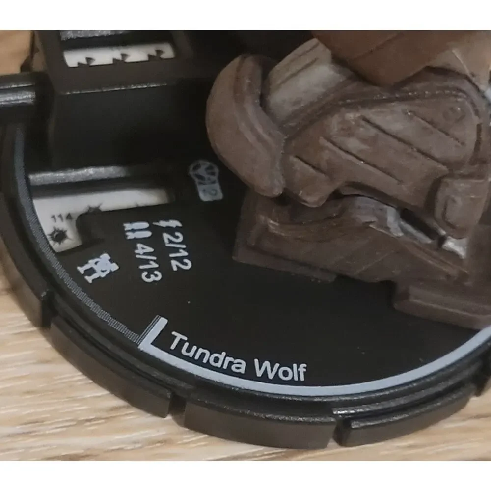 Mechwarrior STEEL WOLVES Kriya Wolf 114 Tundra Wolf with dossier 41 Loose Figure - Picture 5 of 8